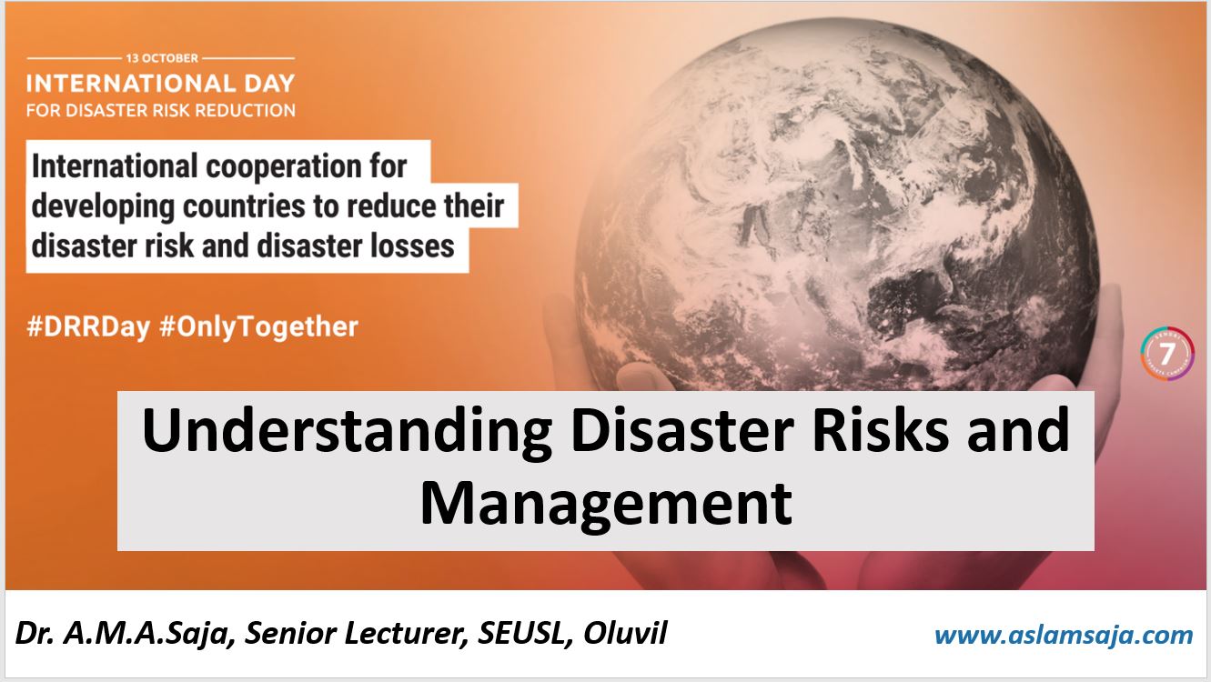 Celebration of International Day for Disaster Risk Reduction 2021