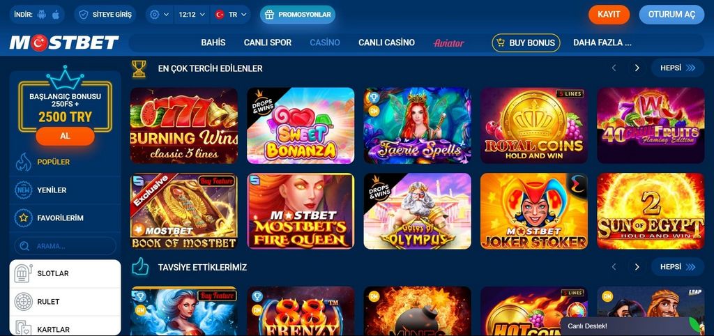 Türkiye'de MostBet